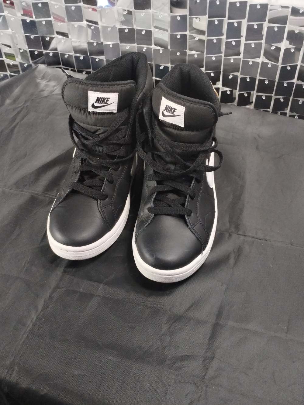 Nike Kids' Black High-Top Sneakers